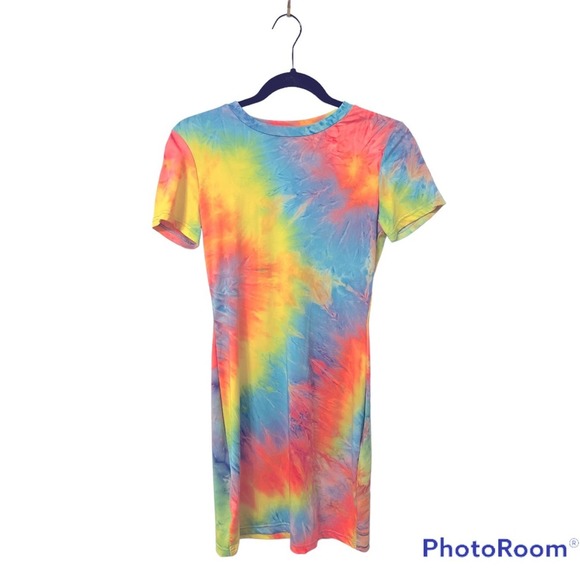 Shein Tie Dye Mini Dress - Picture 1 of 5